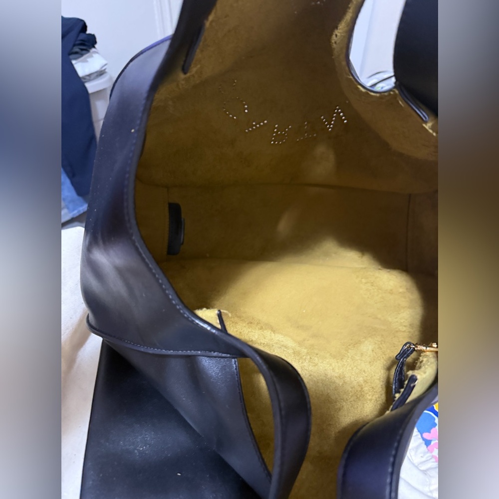 Stella McCartney Black Tote with Gold Lining - Picture 11 of 13